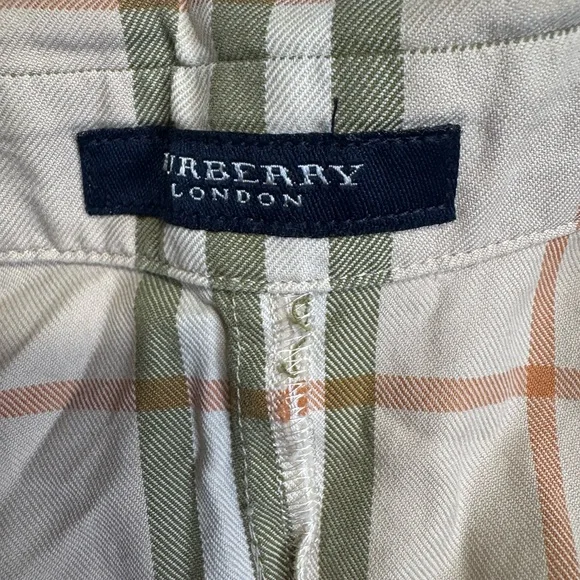 Burberry Beige and Green Plaid Dress - Picture 3 of 6